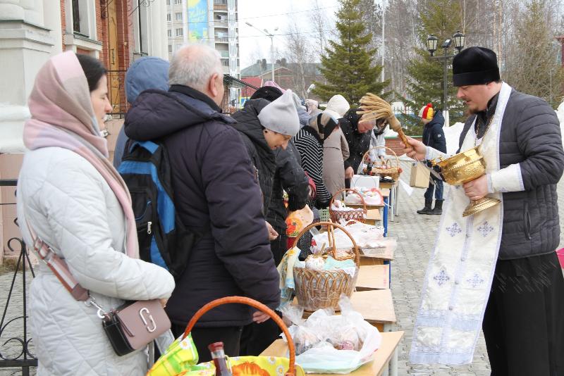 Освящение пасхальной снеди
