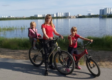 В Мегионе завершился фотоконкурс «Папа, мама, я – велосипедная семья»