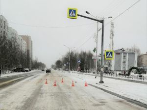 В Мегионе сбили ребенка на нерегулируемом пешеходном переходе