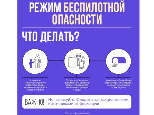 Что делать при режиме беспилотной опасности
