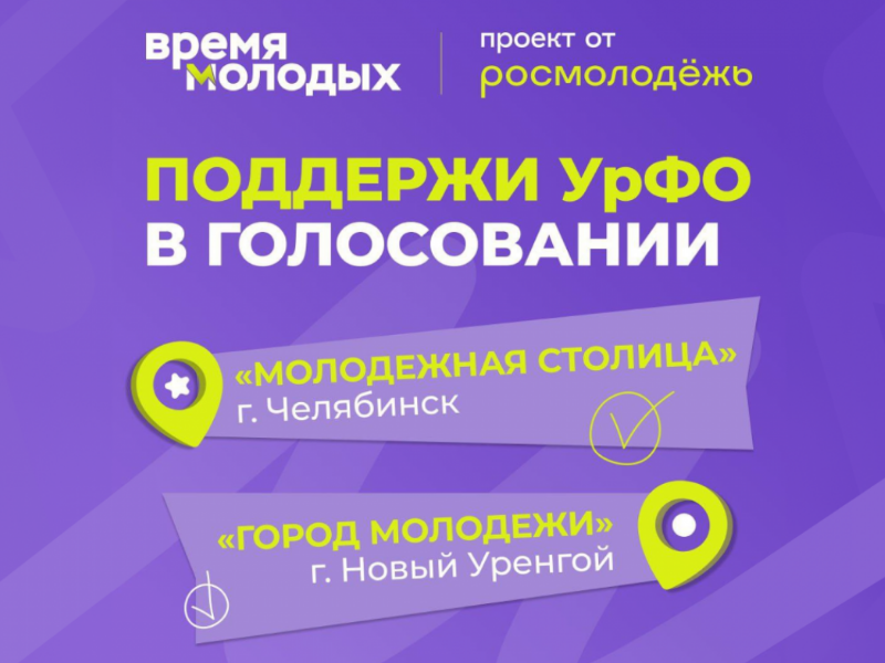 В России выбирают Молодёжную столицу – 2026