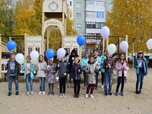 В Мегионе в небо запустили «Голубей Мира»