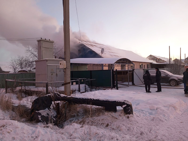 В Высоком произошел пожар в жилом доме. Есть пострадавшие