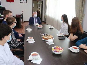 Медиаволонтеры Мегиона на встрече с главой