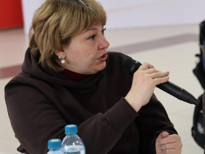 В проекте «Герои Югры» Людмила Нечкина заботится о реабилитации ветеранов СВО на своем фронтовом опыте