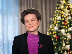 Поздравление губернатора Югры Натальи Комаровой с Новым годом