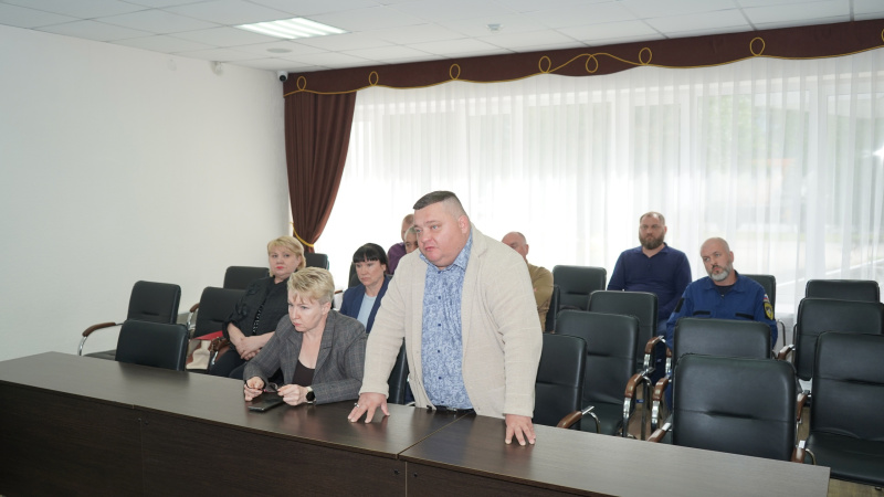 Аппаратное совещание в администрации города 