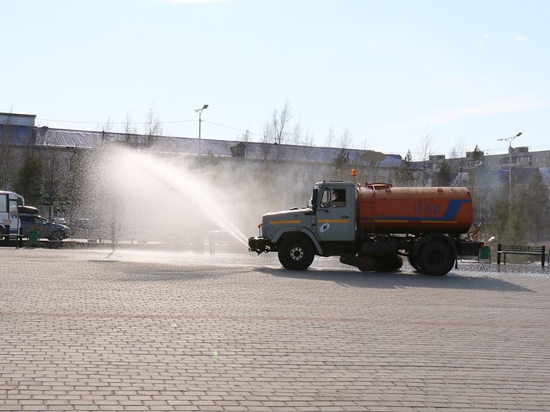 В Мегионе организована санобработка общественных территорий