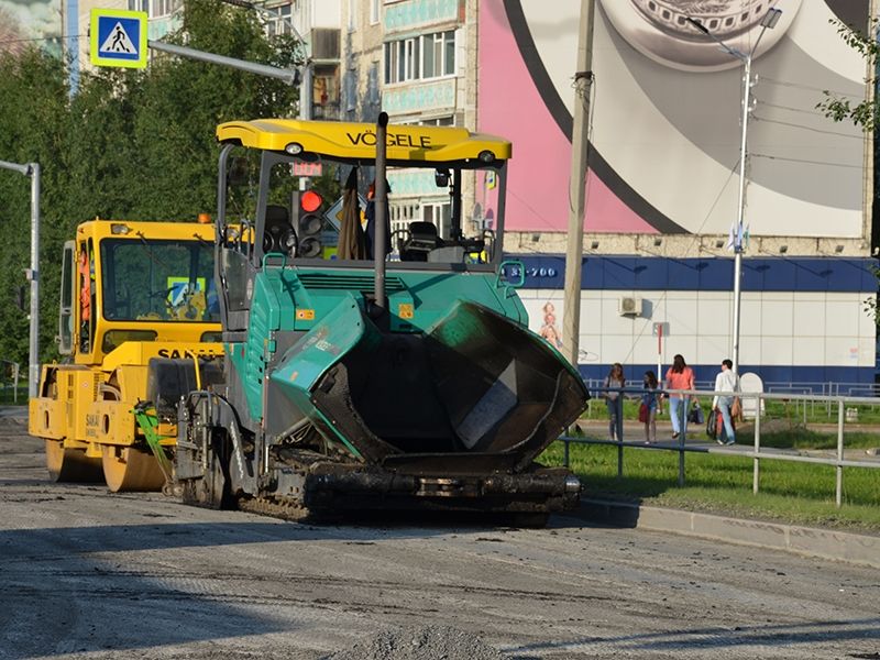 В Мегионе ремонтируют центральные перекрёстки