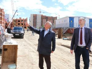 Строительство многоквартирных жилых домов в Мегионе идёт по графику