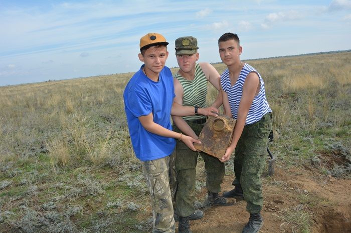 По местам былых боев Сталинградской битвы