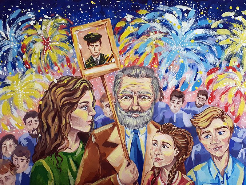 Медаль за творчество для юной художницы из Мегиона