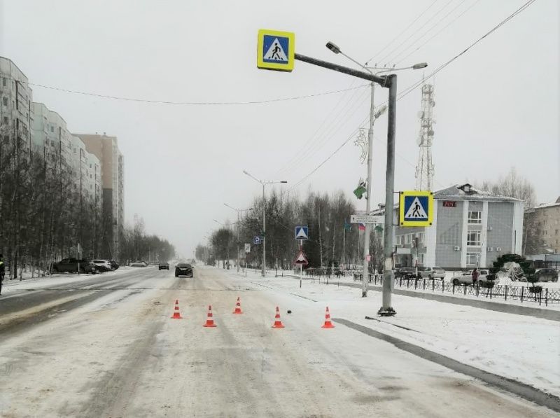 В Мегионе сбили ребенка на нерегулируемом пешеходном переходе