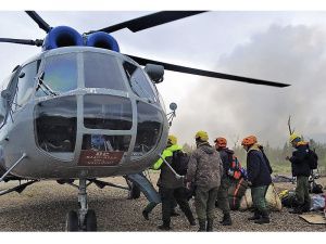 Площадь пожаров уменьшилась