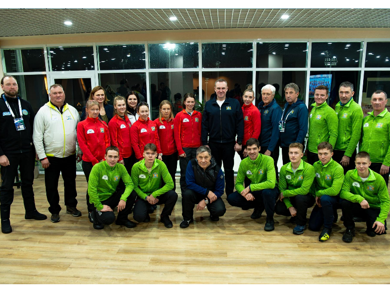 Губернатор Югры Руслан Николаевич Кухарук встретился с окружной сборной по биатлону