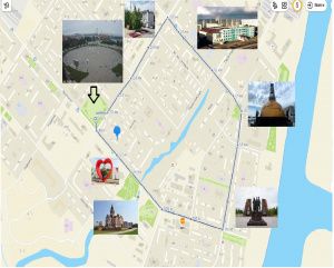 Информация разработанных маршрутах безопасного движения граждан, занимающихся «скандинавской ходьбой»