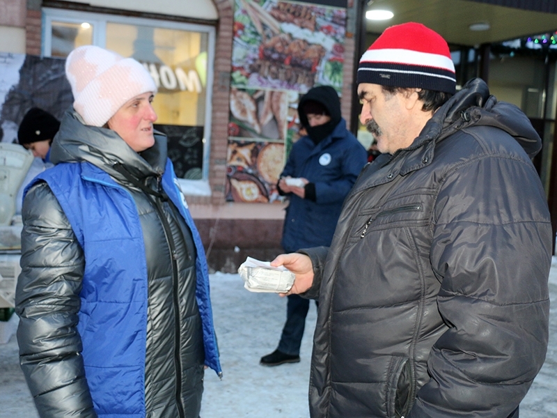 В Мегионе прошла акция «Блокадный хлеб»