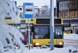 Из-за мороза ограничили движение рейсовых автобусов между городами Югры