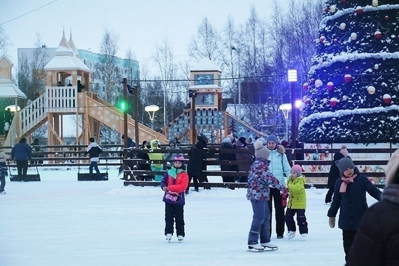 Снежные городки открыты