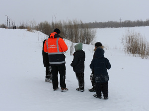 В Мегионе проводятся профилактические рейды: детей информируют об опасности весеннего льда