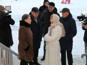 Сегодня губернатор Югры Наталья Комарова работала в Мегионе
