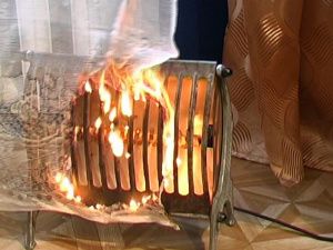 Меры предосторожности при использовании обогревательных приборов