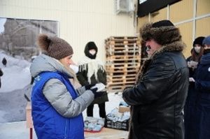 Мегион пробует "блокадный хлеб"